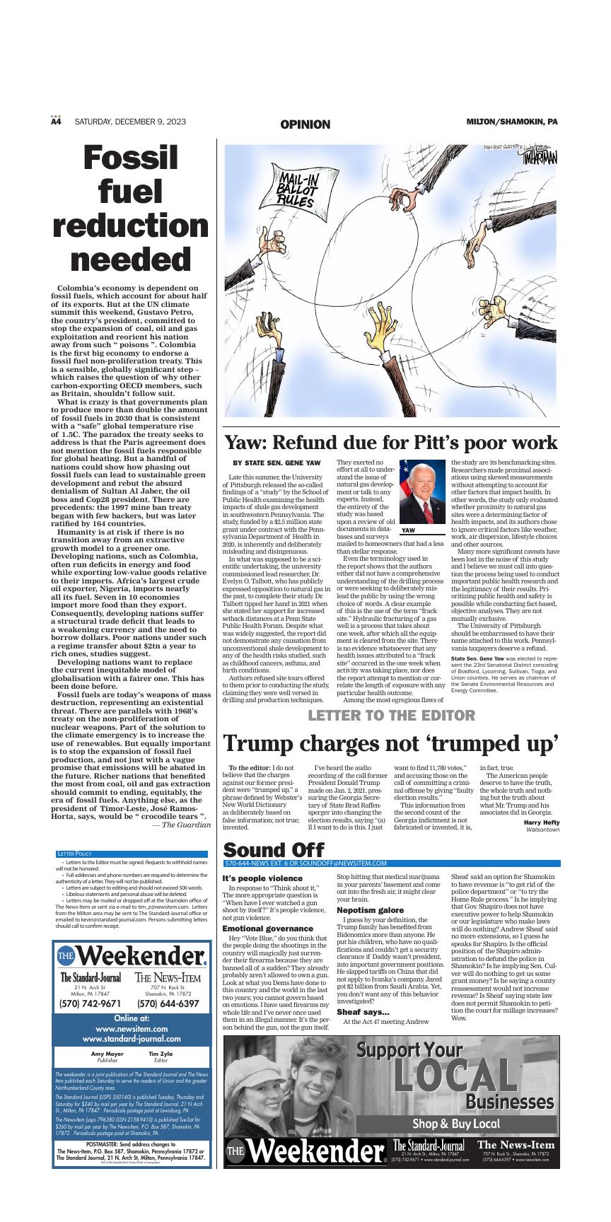 Page A4 | e-Edition | newsitem.com