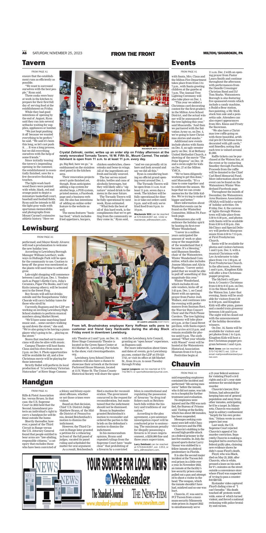 Page A6 | E-Edition | Newsitem.com