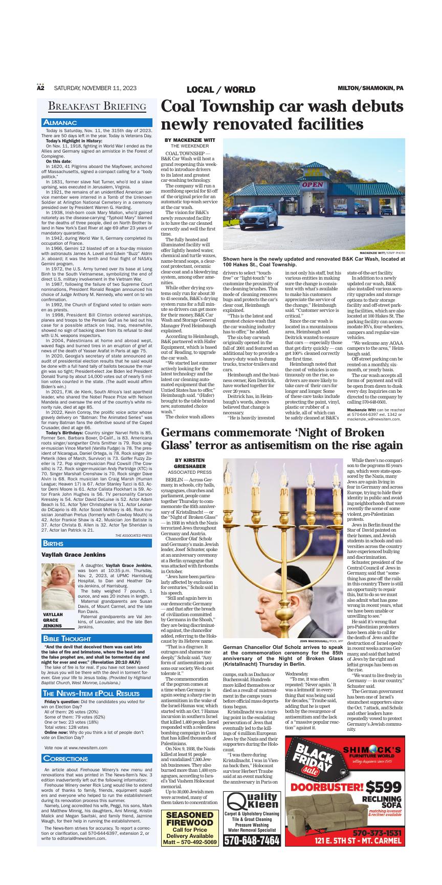 Page A2 | E-Edition | Newsitem.com