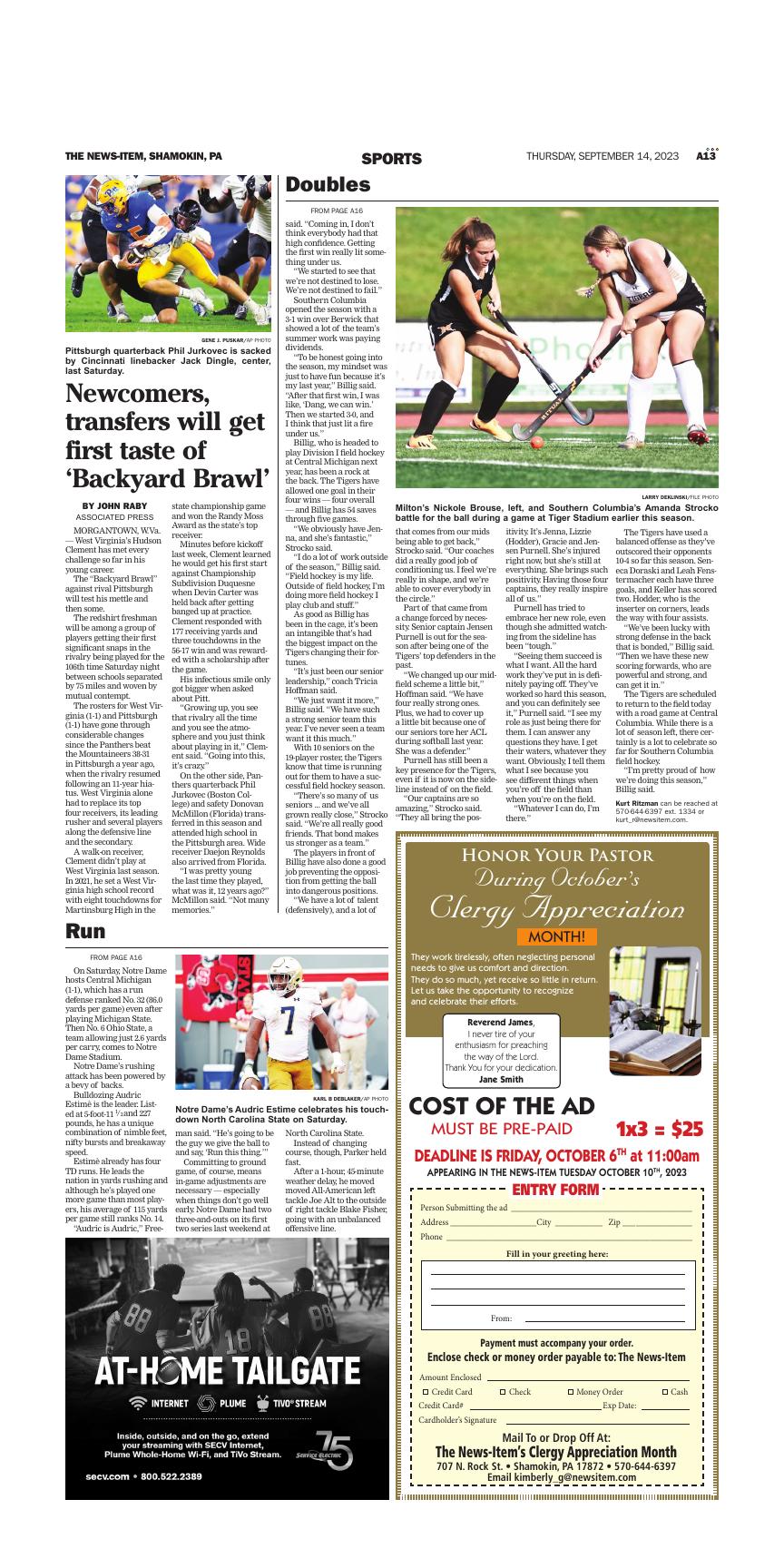 Page A13 | e-Edition | newsitem.com