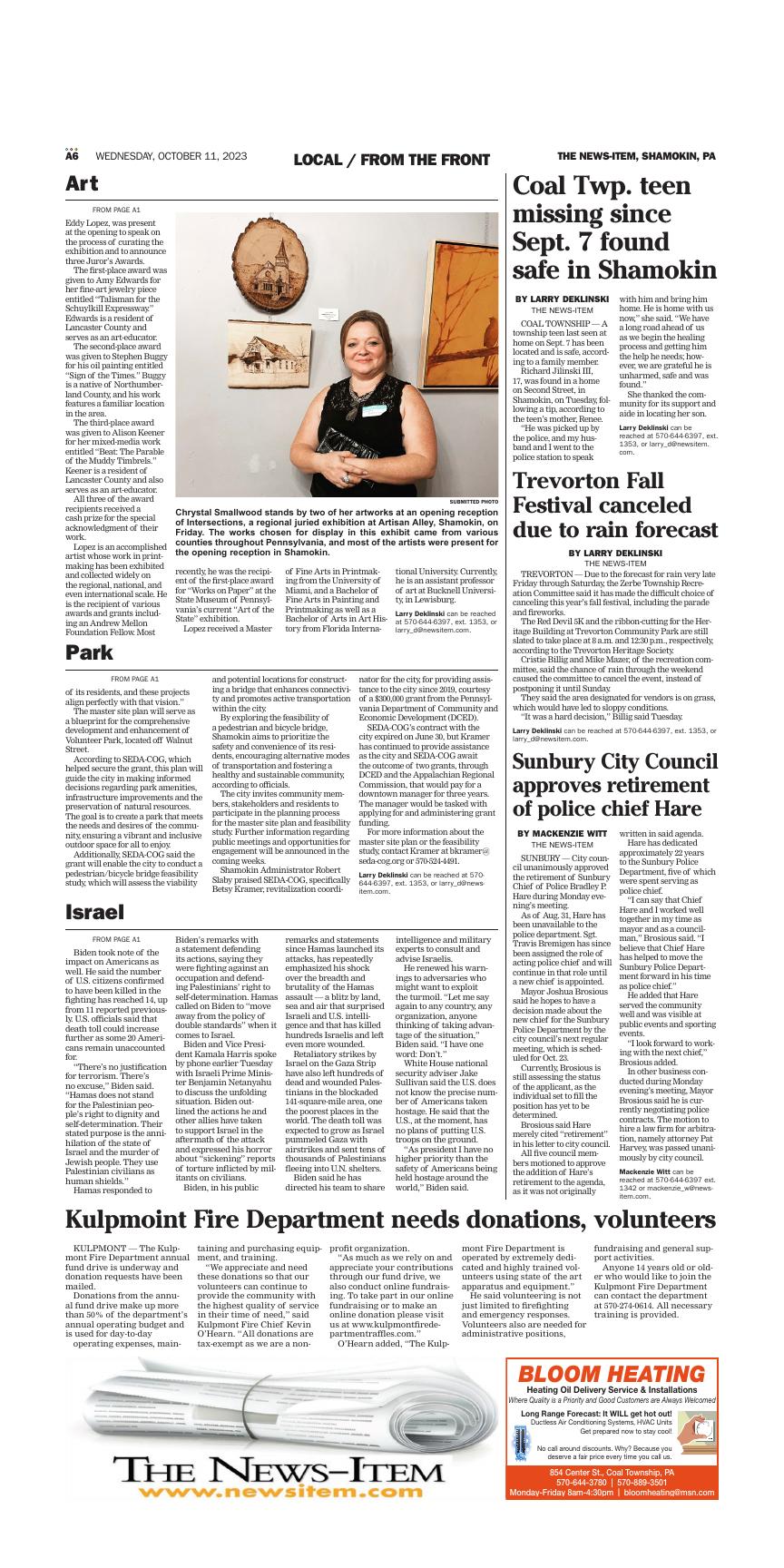 Page A6 | E-Edition | Newsitem.com