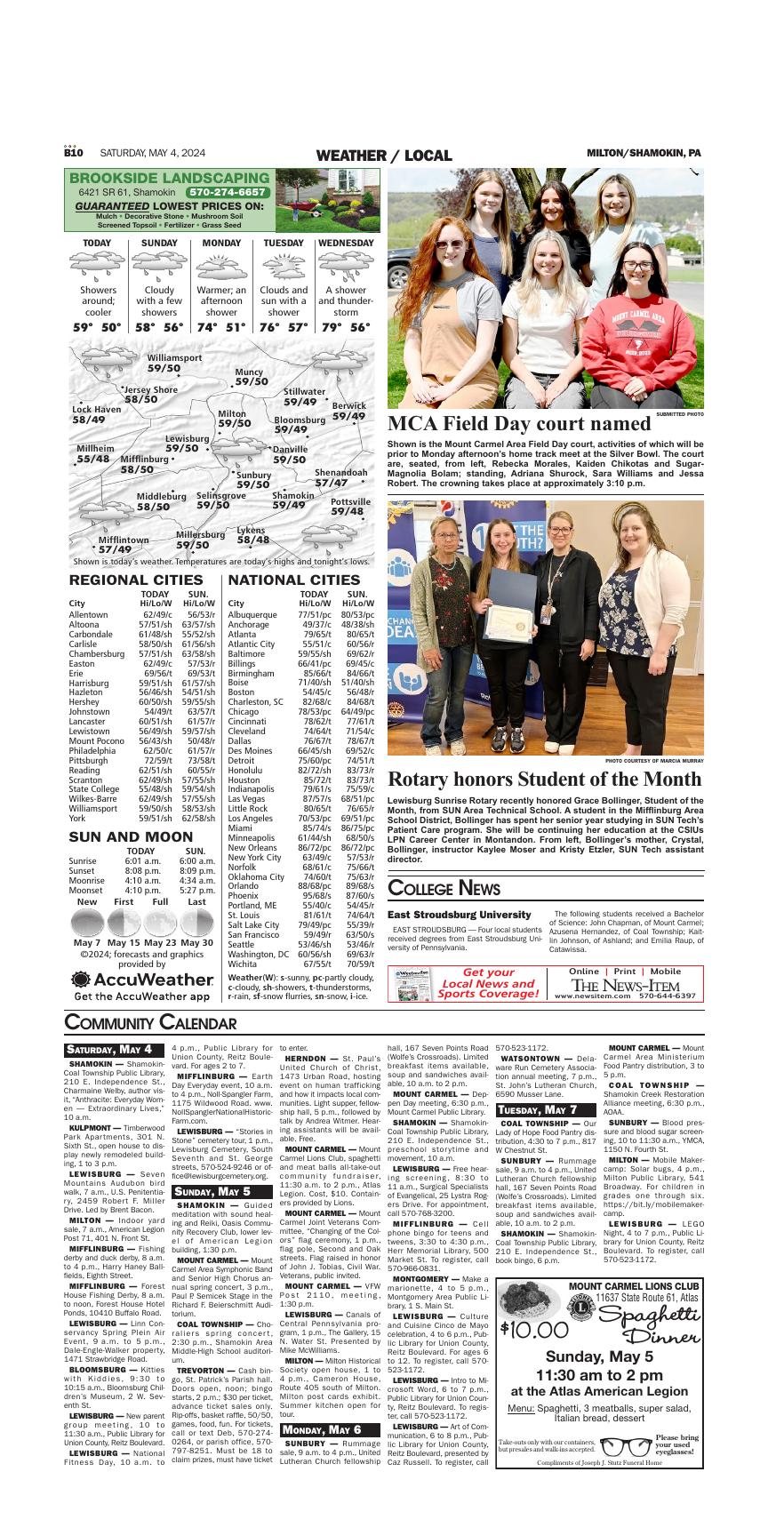 Page B10 | E-Edition | Newsitem.com