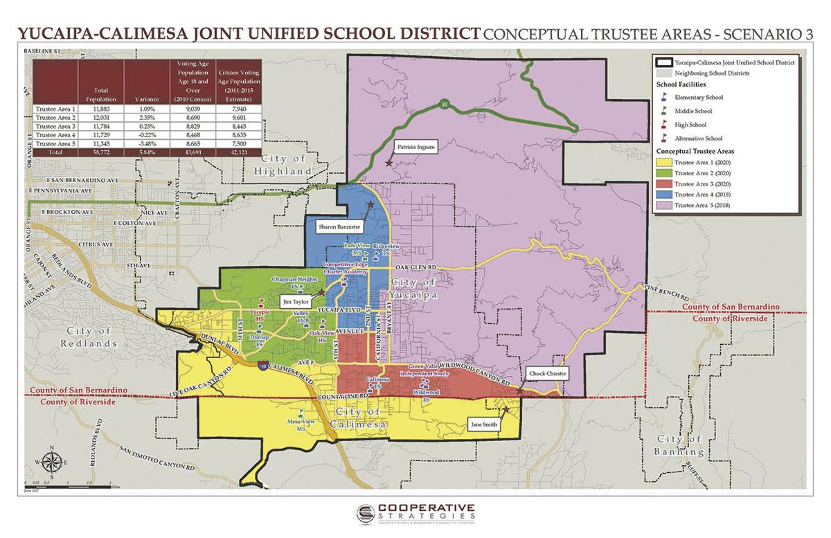 Yucaipa-Calimesa School Board adopts voting map | Schools | newsmirror.net