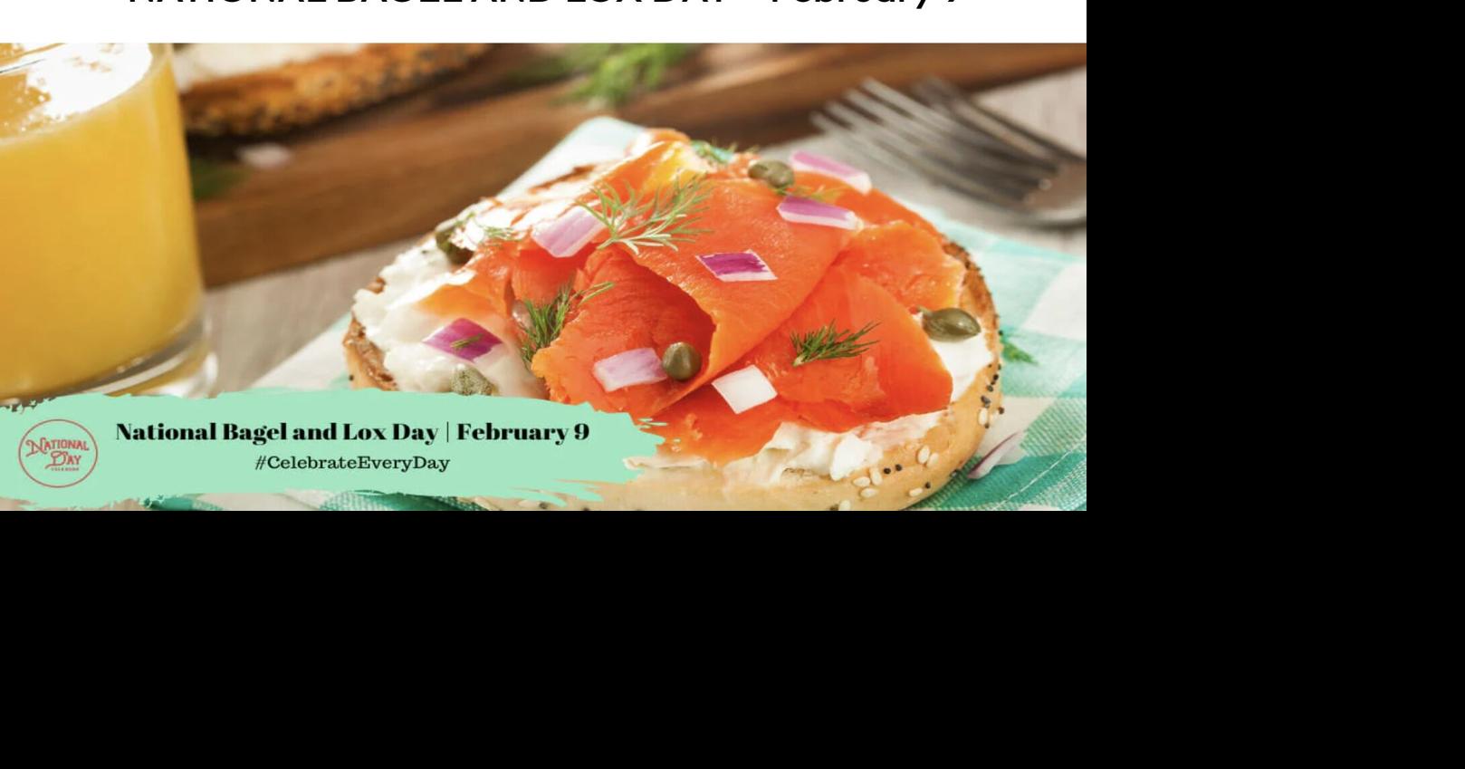 National bagel and lox day