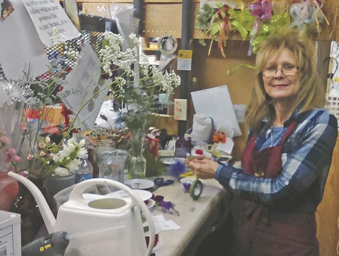 Jean's Flower Basket is celebrating Christmas with its new owner