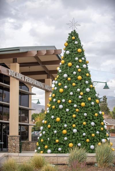 New Christmas tree at the Yucaipa Performing Arts Center