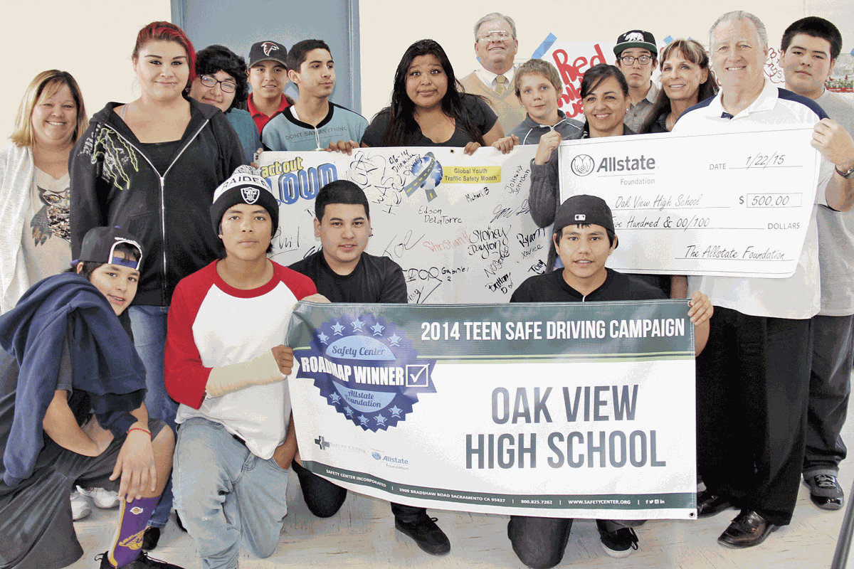 Oak View High School wins Allstate Teen Safe Driving contest News