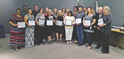 Site Teachers of the Year announced at recent school board meeting