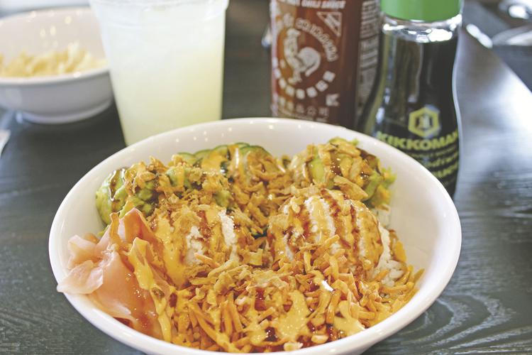Colorful, fresh cuisine at Lemon Shark Poke Business