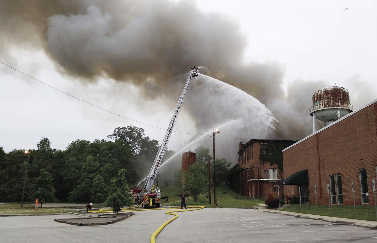 Fire destroys part of historic textile mill News