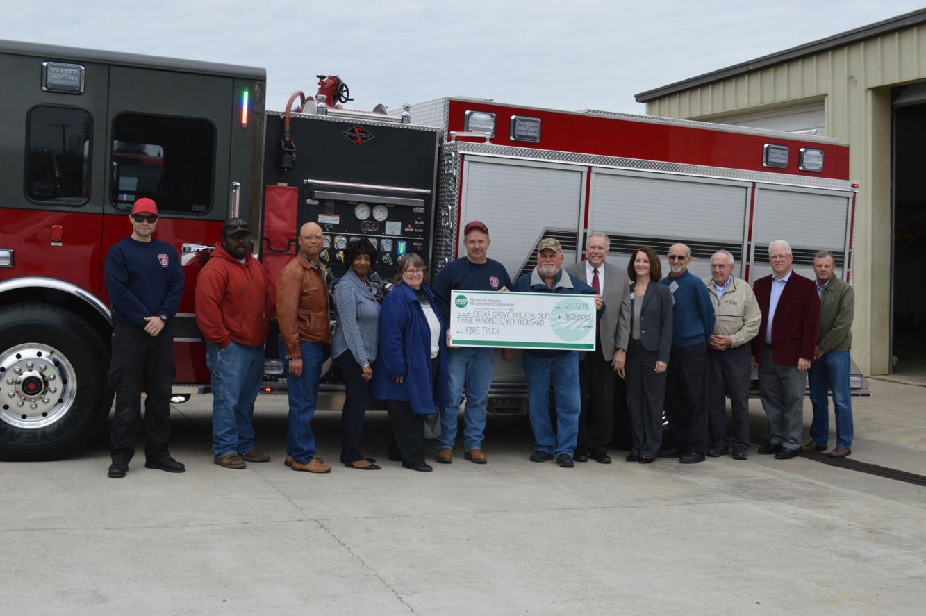 Cedar Grove Fire Department receives loan for new fire truck News