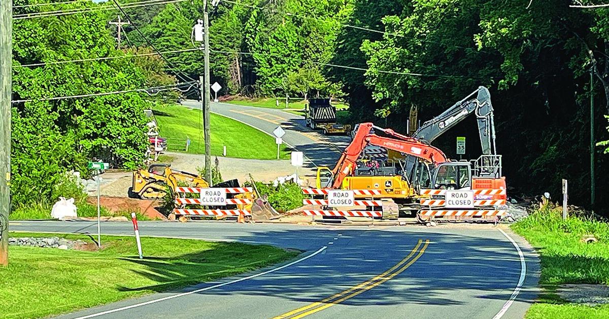 Major Mebane traffic artery closed for road work