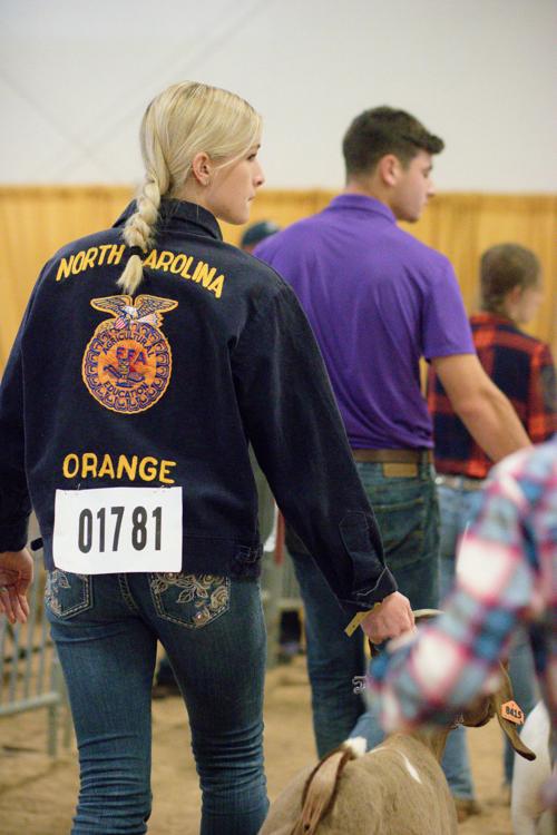 Orange students partipate in NC State Fair Livestock Show