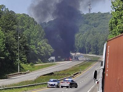 Truck Fire Halts Traffic On I 85 Near Hillsborough Business Newsoforange Com