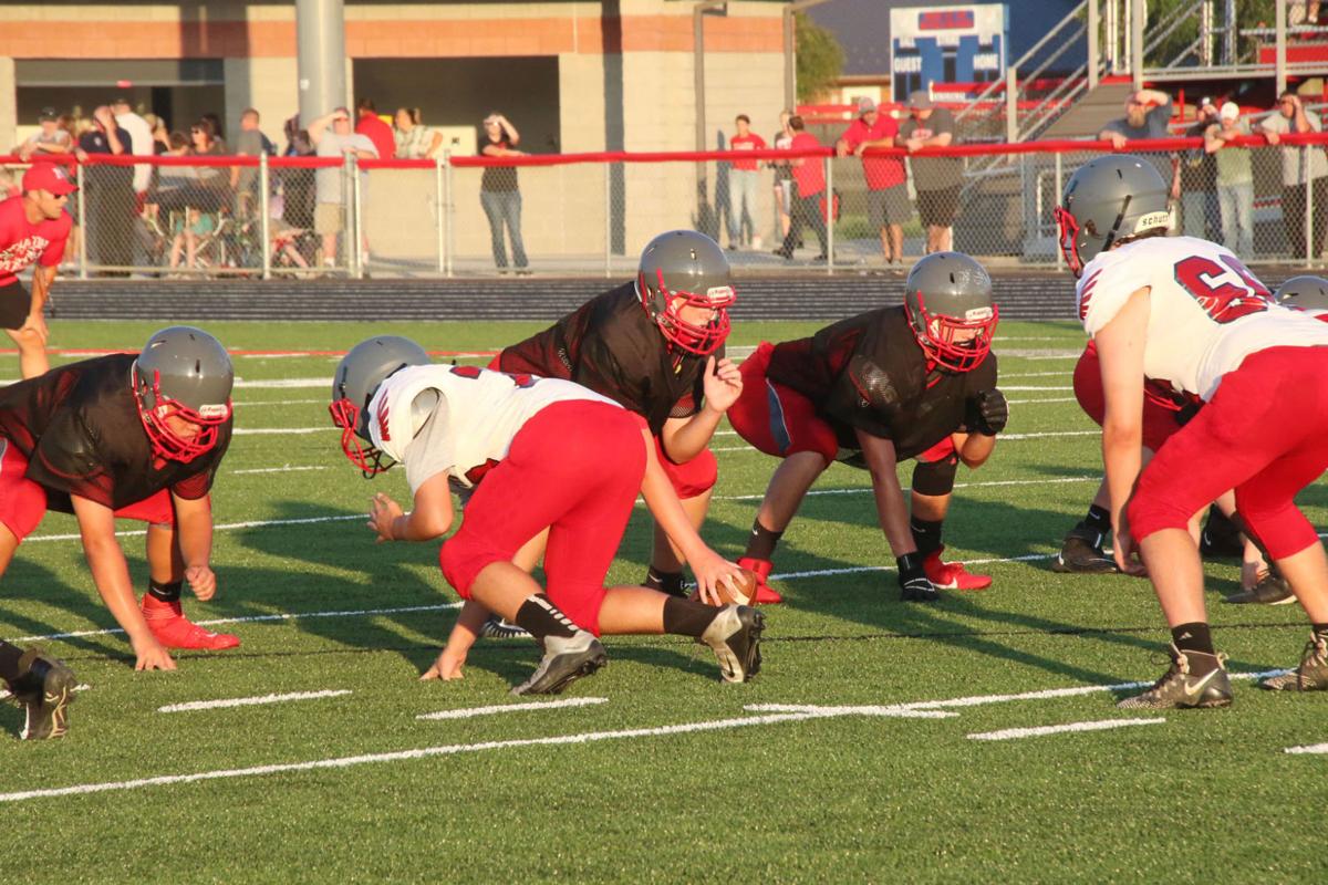 Piketon Football Scrimmage vs. Minford on new turf field Gallery