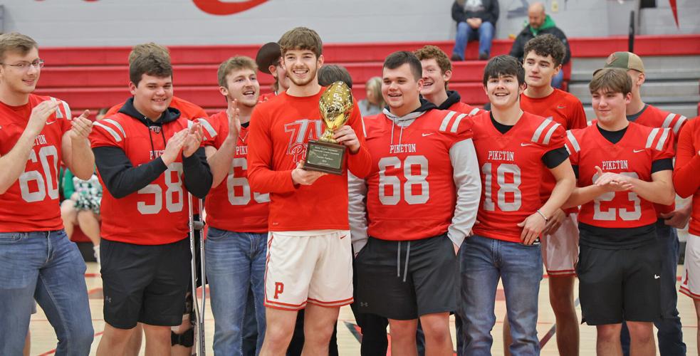 Piketon Football Gold Ball Trophy Presentation Feb. 8, 2022