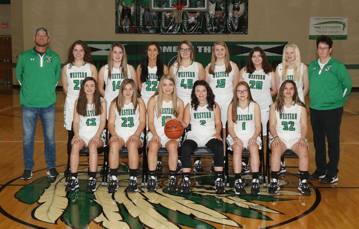 Western girls basketball team