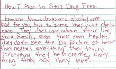 say no to drugs essay