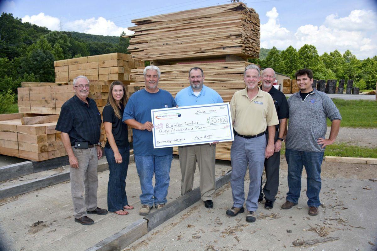 FluorBWXT Business Grant Better saw, thinner blades equal less waste