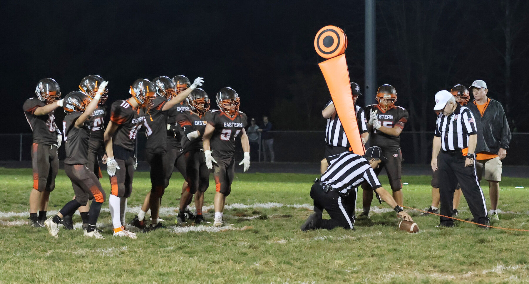 Eagles secure first ever football playoff victory
