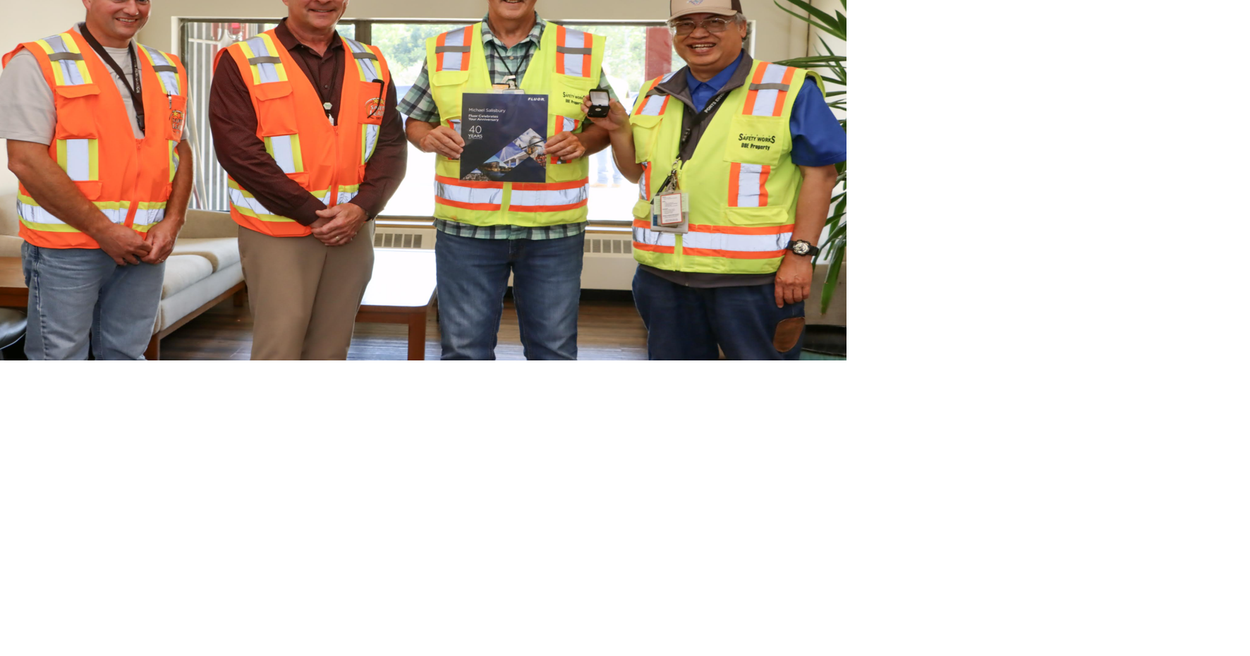 SOCCo’s Salisbury celebrates four decades with Fluor