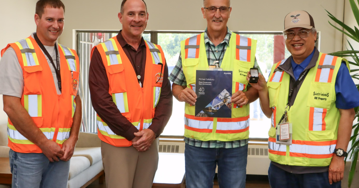 SOCCo’s Salisbury celebrates four decades with Fluor