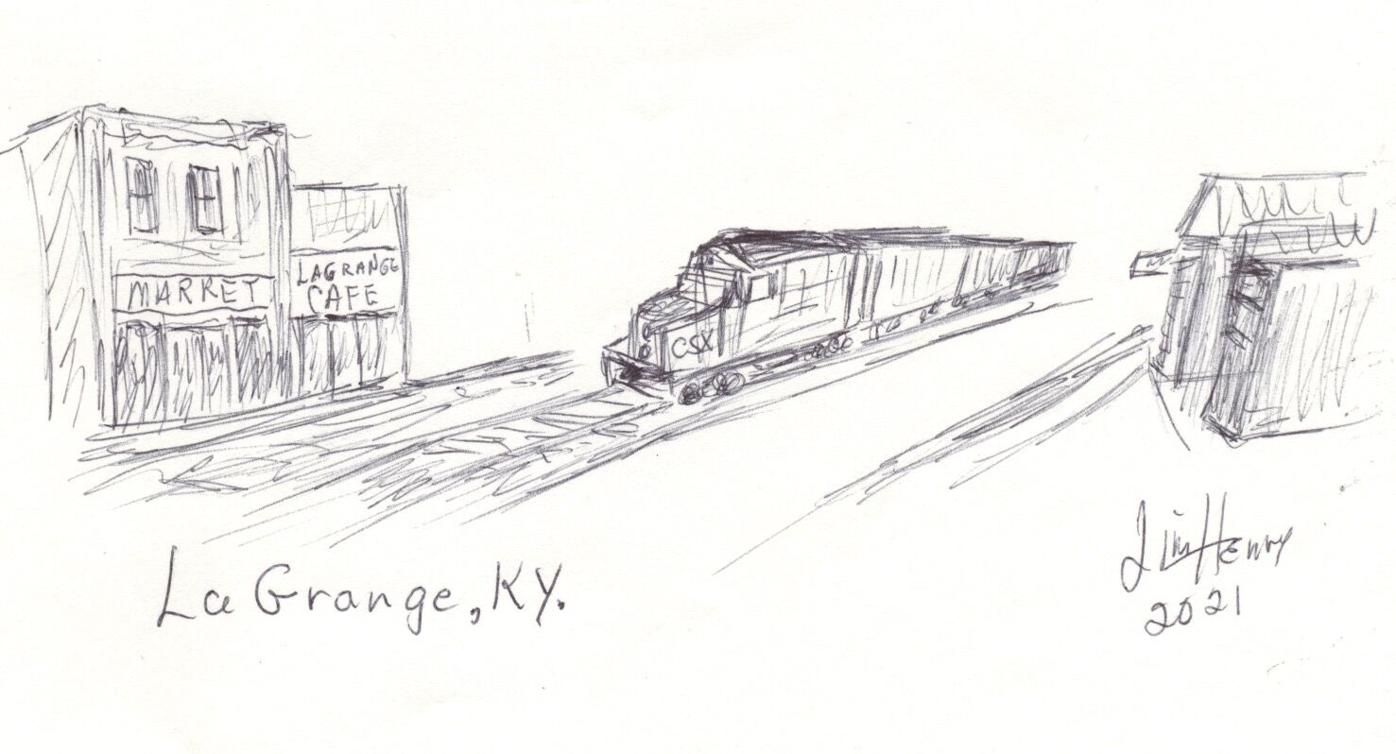 Jim Henry - train sketch
