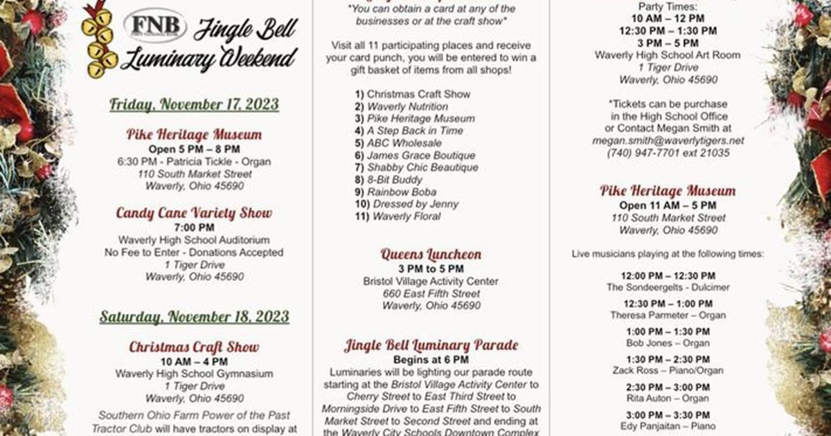 Luminary Weekend Jingle Bell Weekend | | newswatchman.com