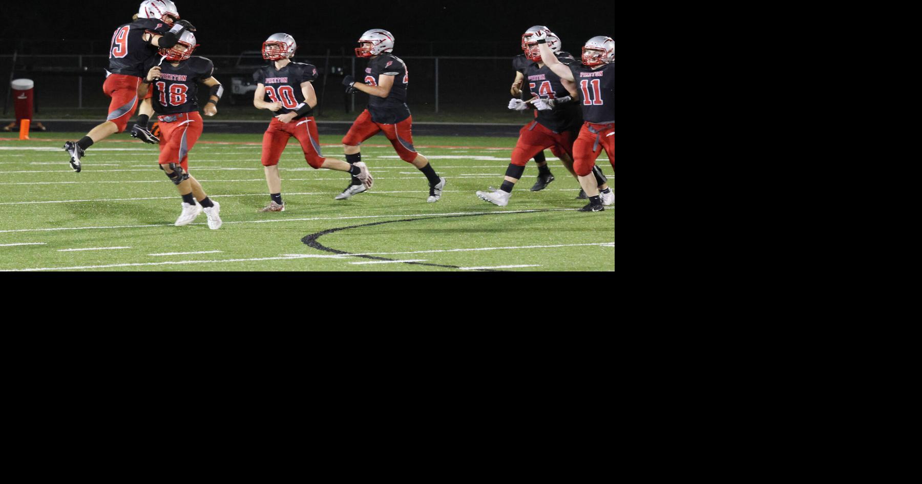 Piketon football celebration leap