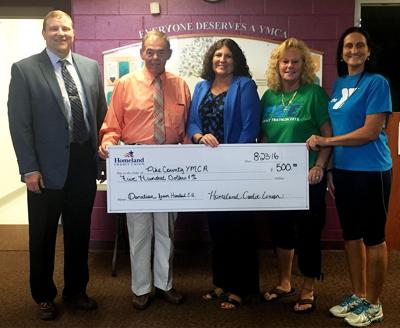 Homeland Credit Union presents donation to Pike YMCA | News