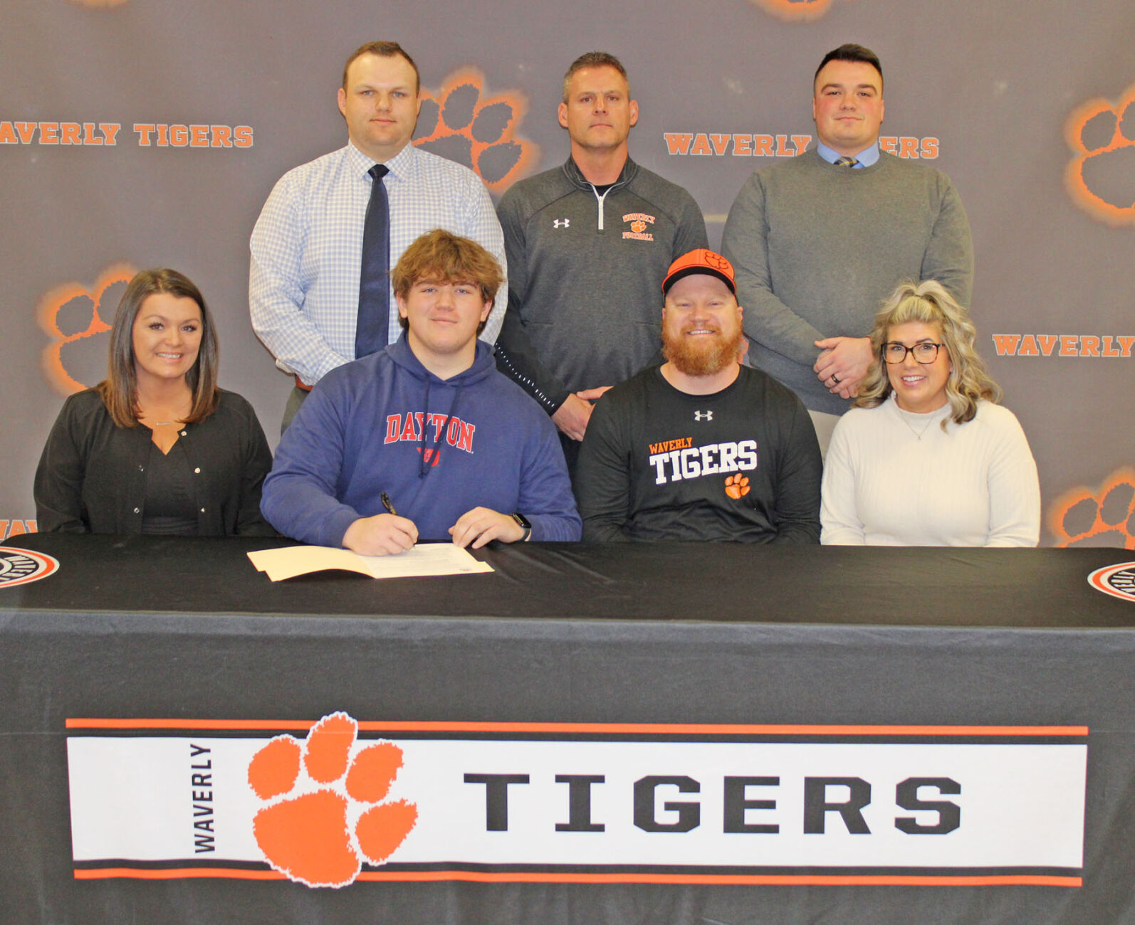 Adams signs with Division I University of Dayton for football Sports newswatchman picture image