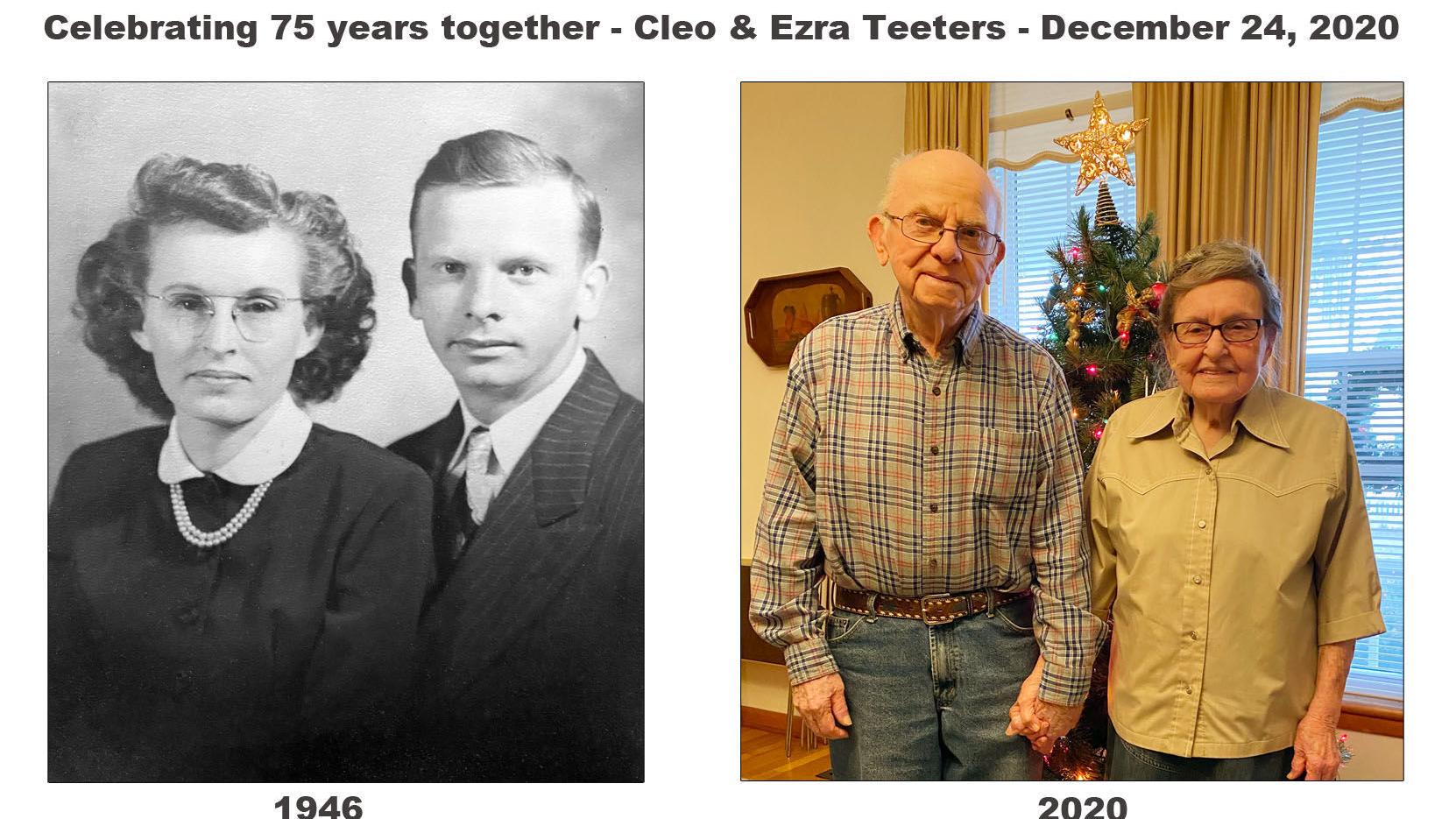 Diamond Anniversary on Christmas Eve: Ezra and Cleo Teeters celebrate 75 years - Vimarsana News