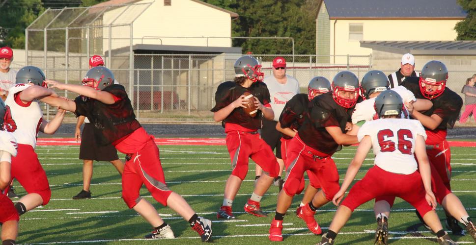 Piketon Football Scrimmage vs. Minford on new turf field Gallery