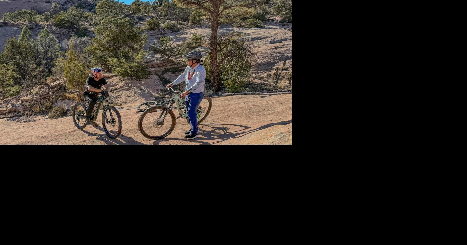 President Nygren Meets Bikers to Support Navajo Nation Youth Cycling