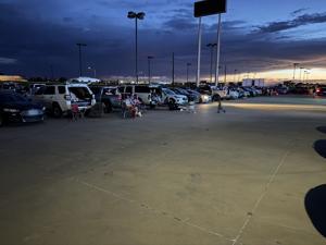 Winslow Ford's first drive-in movie night draws big community turnout