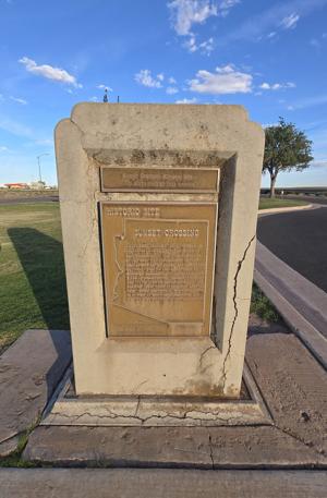 Did you know? The rock ledge that carried wagons across the Little Colorado