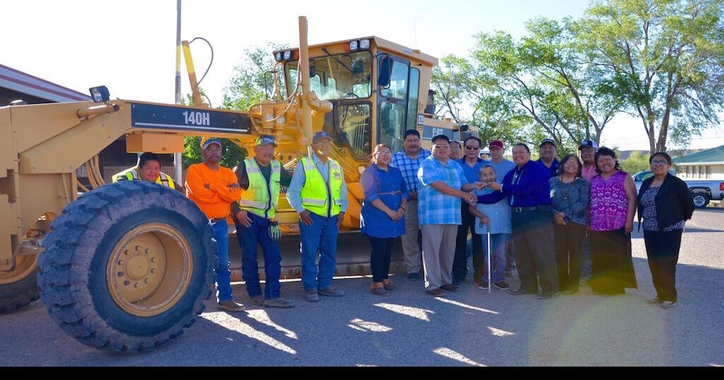 Ganado Chapter receives road grader from county News