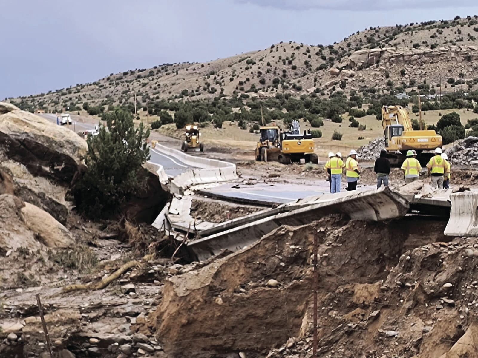 Storm washes out bridge on Hwy 64 near Teec Nos Pos | News