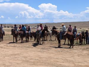 Kaye family hosts inaugural trail ride to promote youth education and horsemanship
