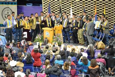 Inauguration Ceremony Draws 300 People, Focus On Navajo Language Kicks ...