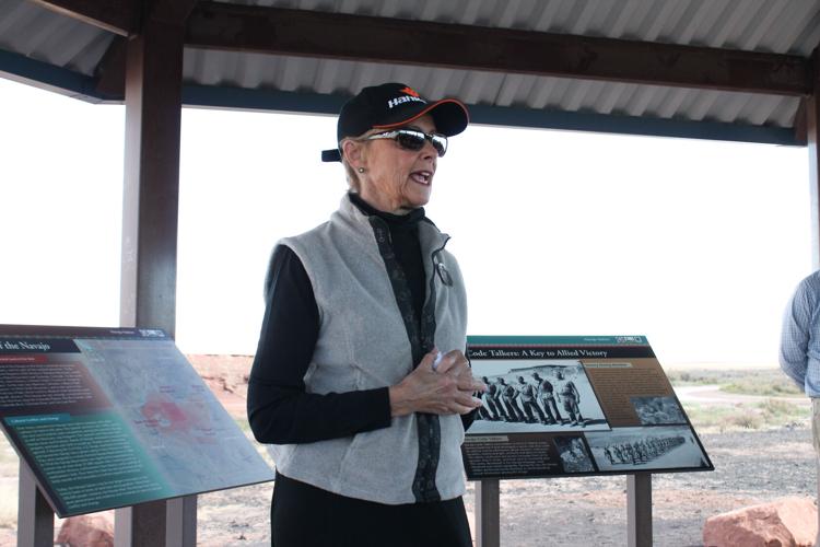 New interpretive site at Grand Falls, east of Leupp, a cultural