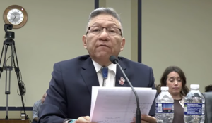 Former Navajo Nation Vice President Myron Lizer testifies before Congress on missing and murdered Indigenous people crisis