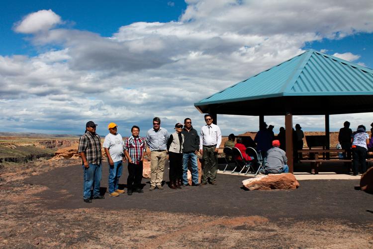 New interpretive site at Grand Falls, east of Leupp, a cultural