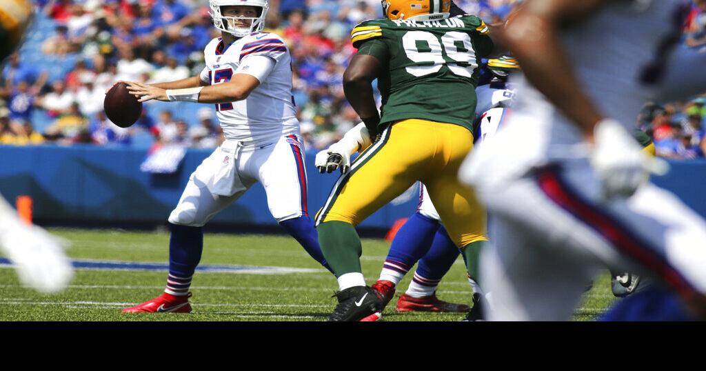 Josh Allen starting at quarterback for Buffalo Bills preseason game against  Green Bay Packers