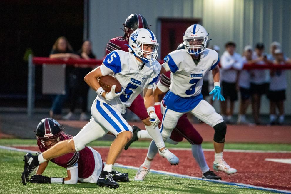 Grand Island’s Blake Deloreto waited patiently until he was able to break out in week one