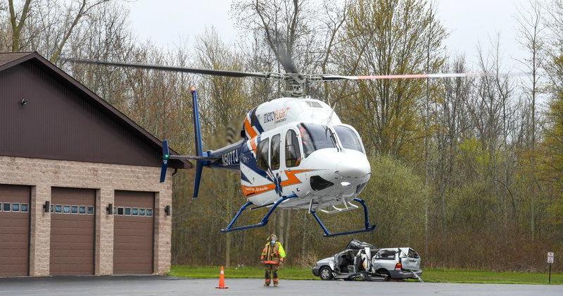 Man airlifted to ECMC after car crash in Wheatfield | Local News ...