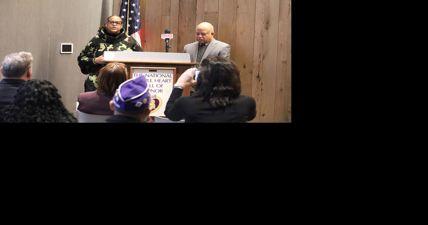 New York's designation as a Purple Heart State is commemorated