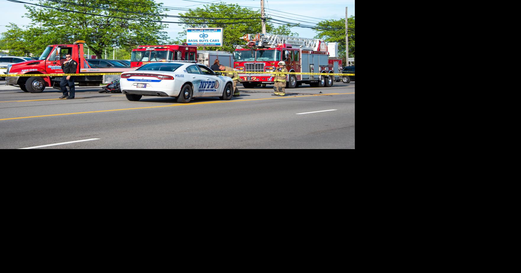Fatal crash involving motorcycle closes portion of Niagara Falls