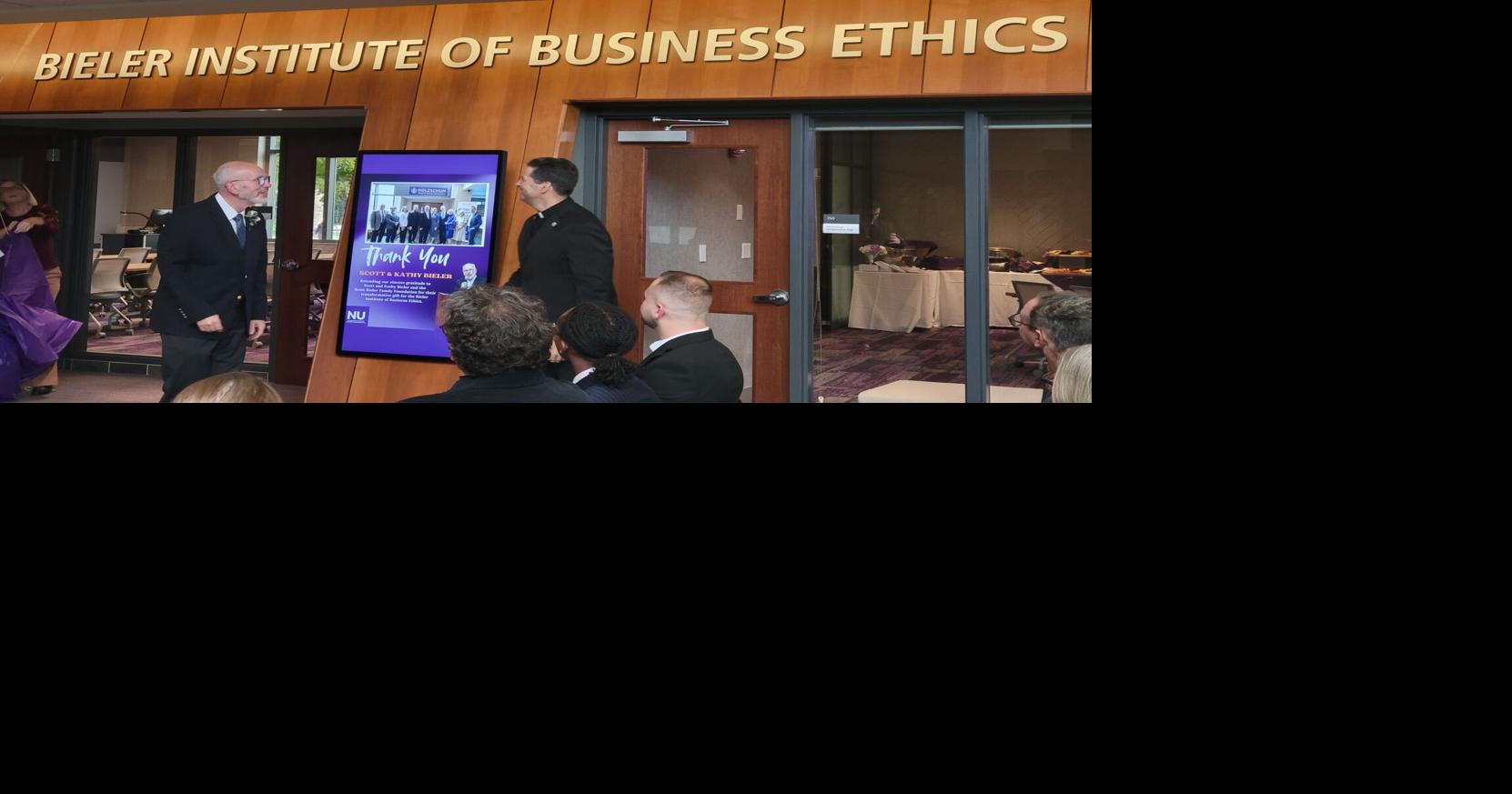 Niagara University unveils new Scott Bieler Institute of Business Ethics | Education