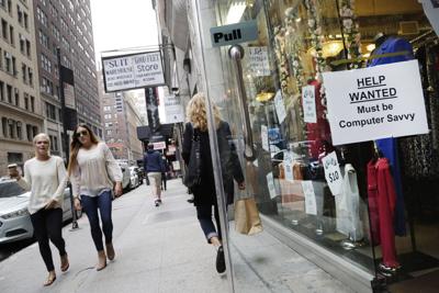 Street with Many Shops in New York City, USA Editorial Photo